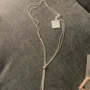 Sterling silver long pendant